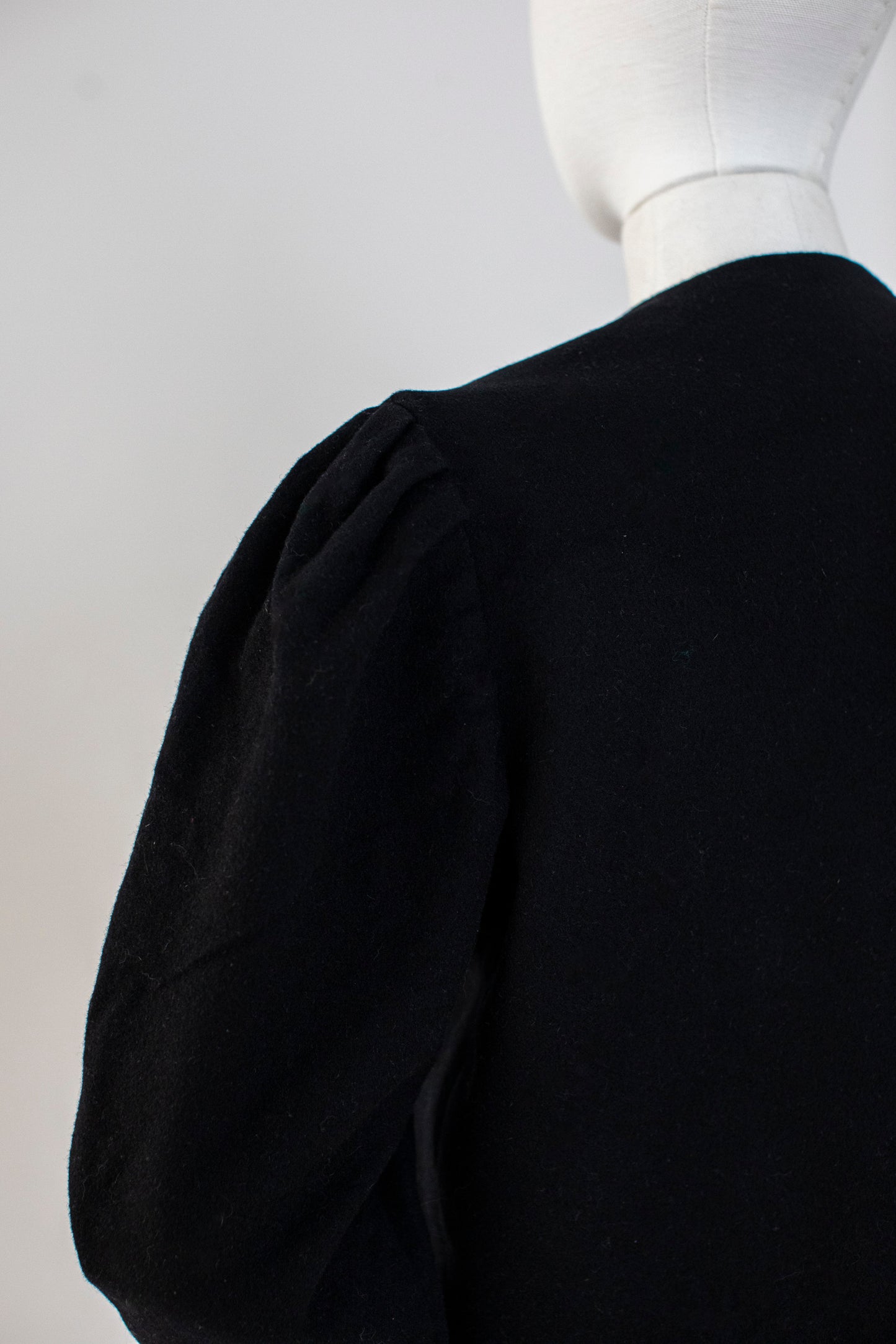 Vintage Austrian Black Wool Blazer Size S
