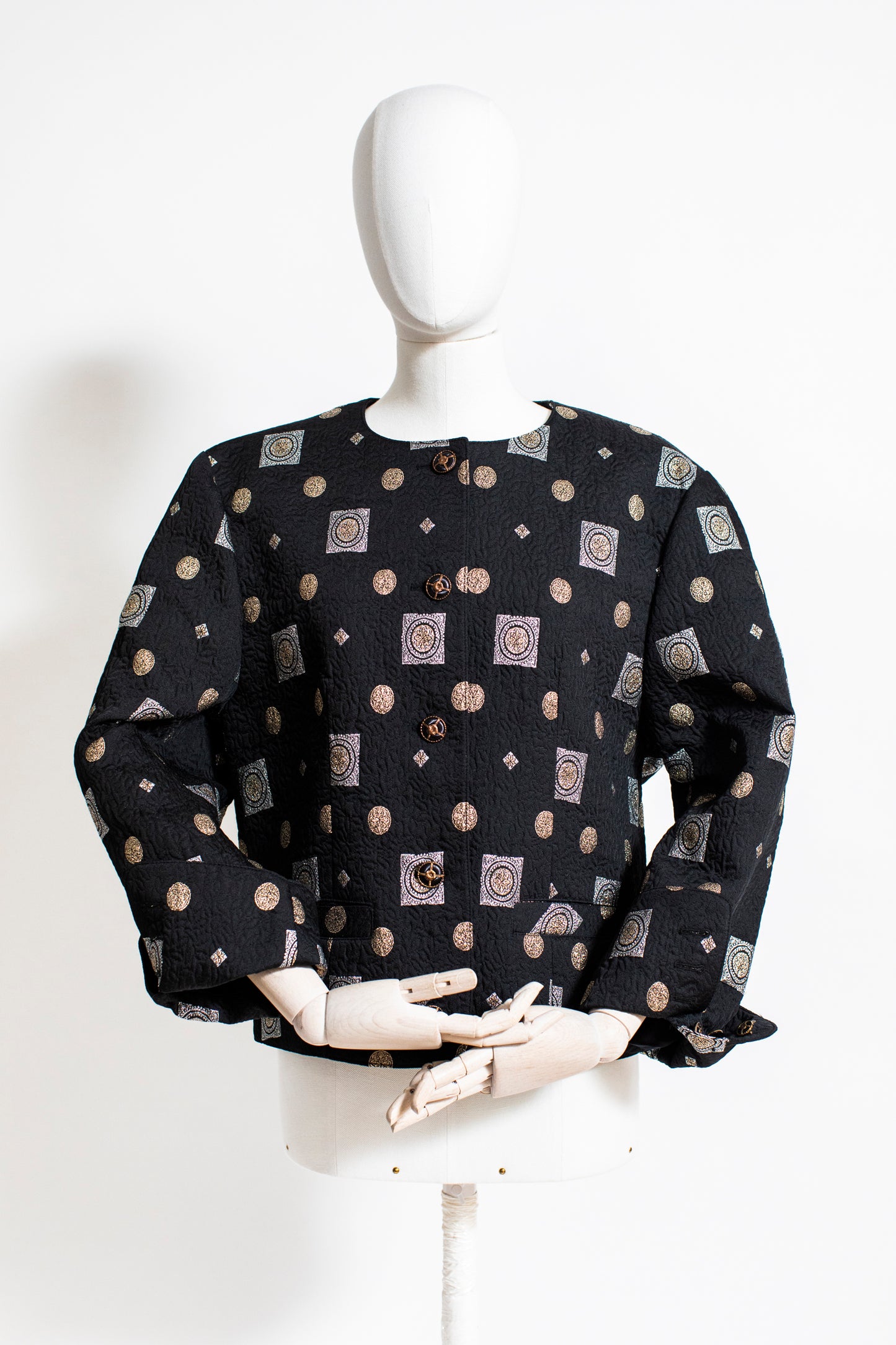 1970s Vintage Brocade Disco Blazer Size M-XL
