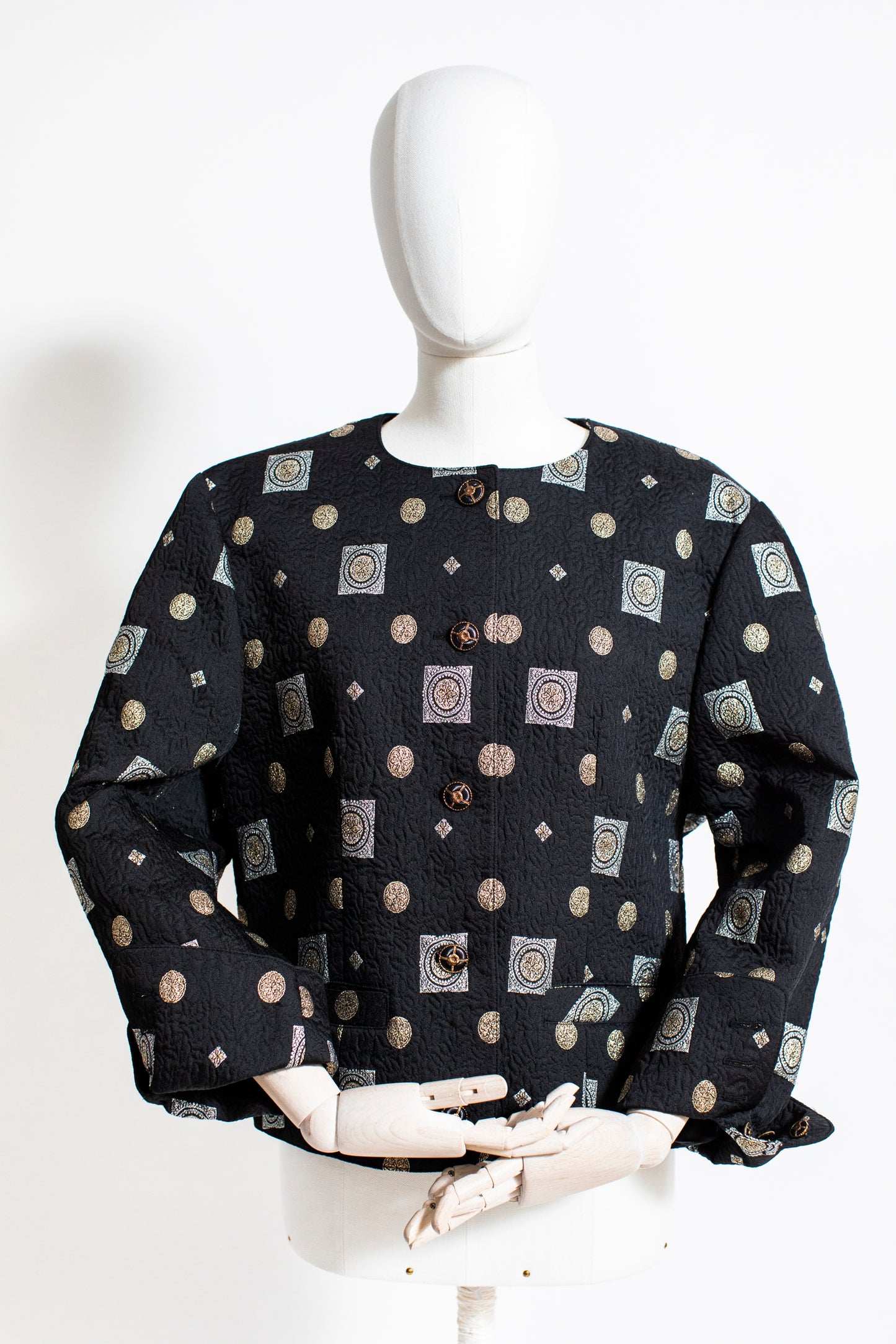 1970s Vintage Brocade Disco Blazer Size M-XL