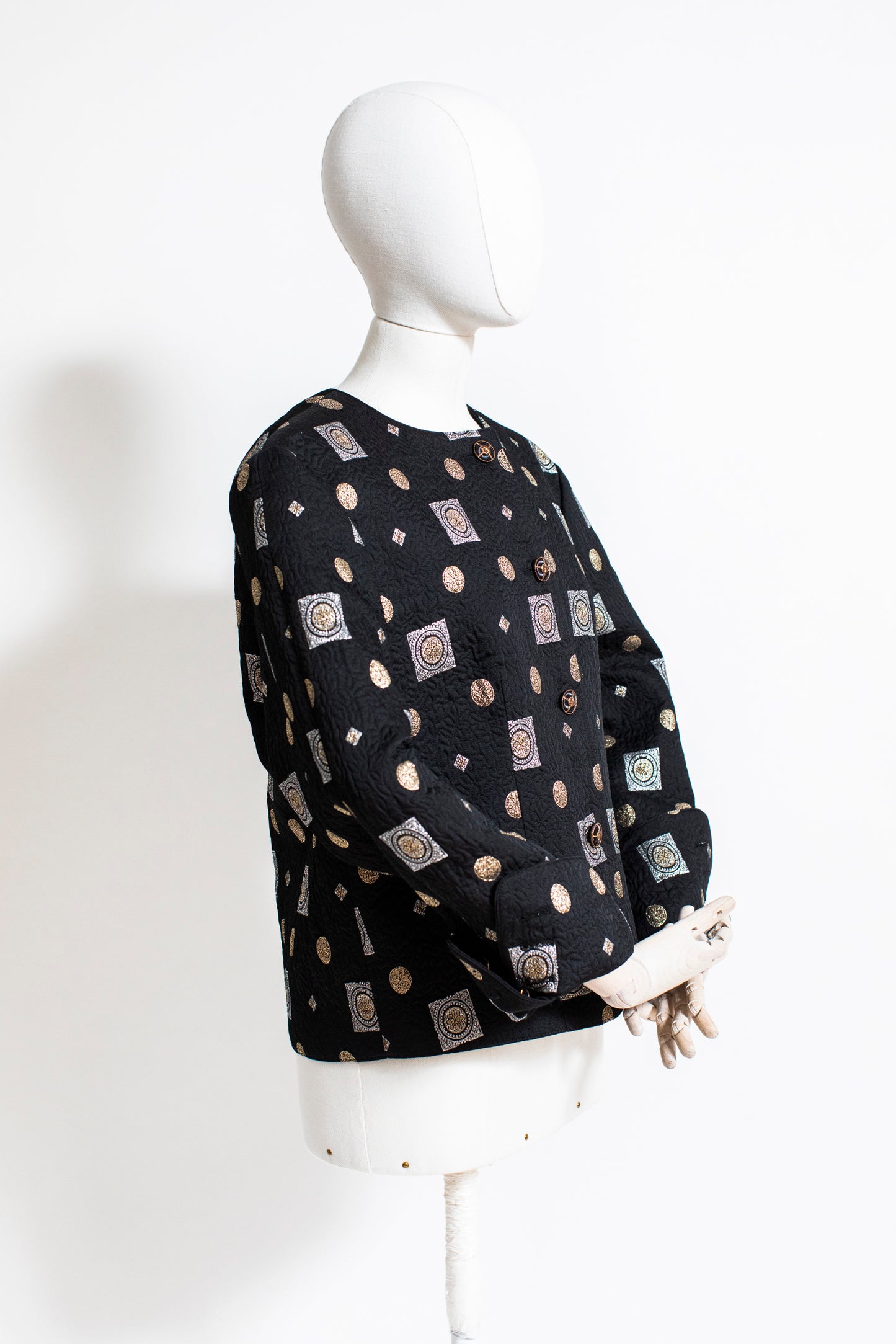 1970s Vintage Brocade Disco Blazer Size M-XL