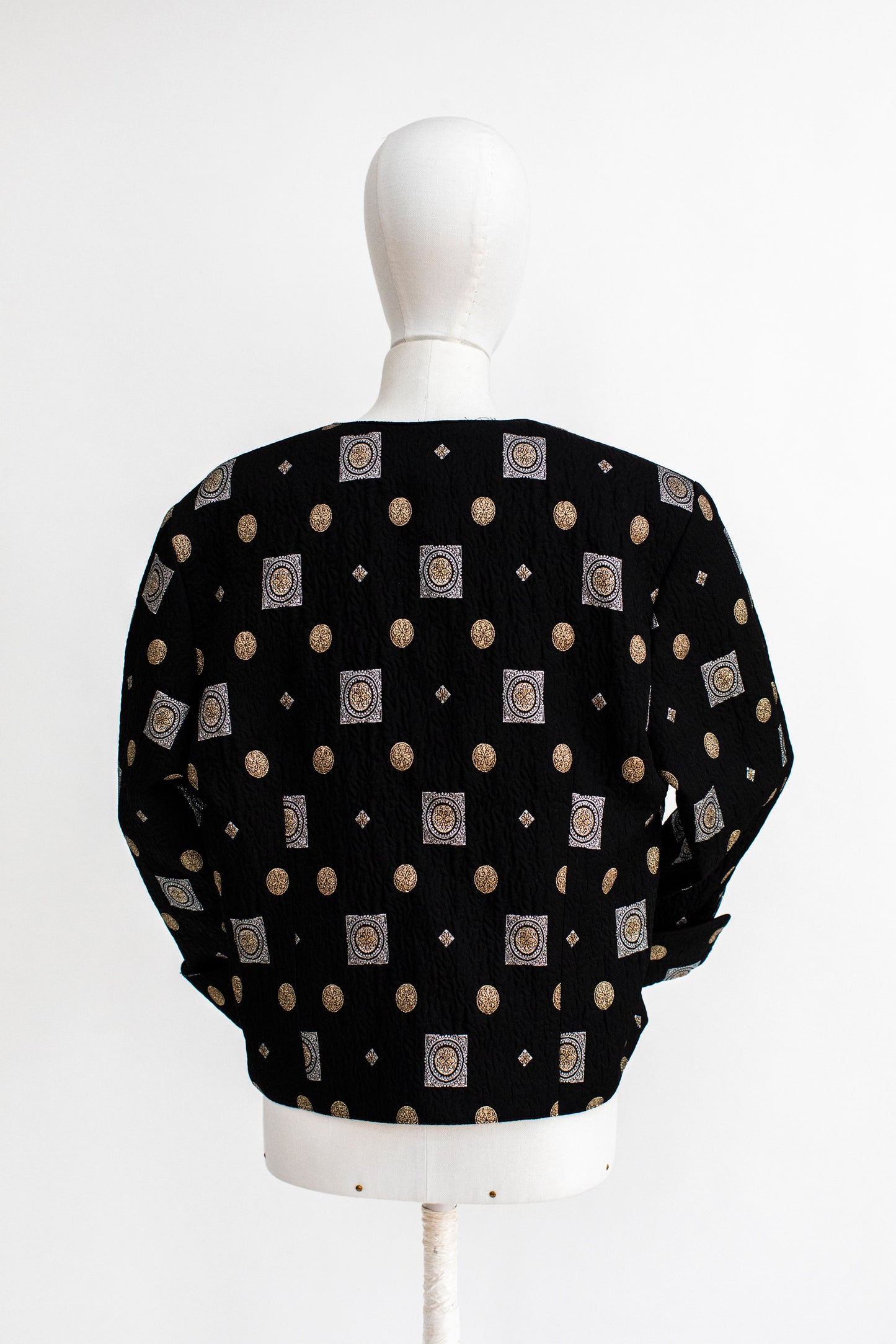 1970s Vintage Brocade Disco Blazer Size M-XL