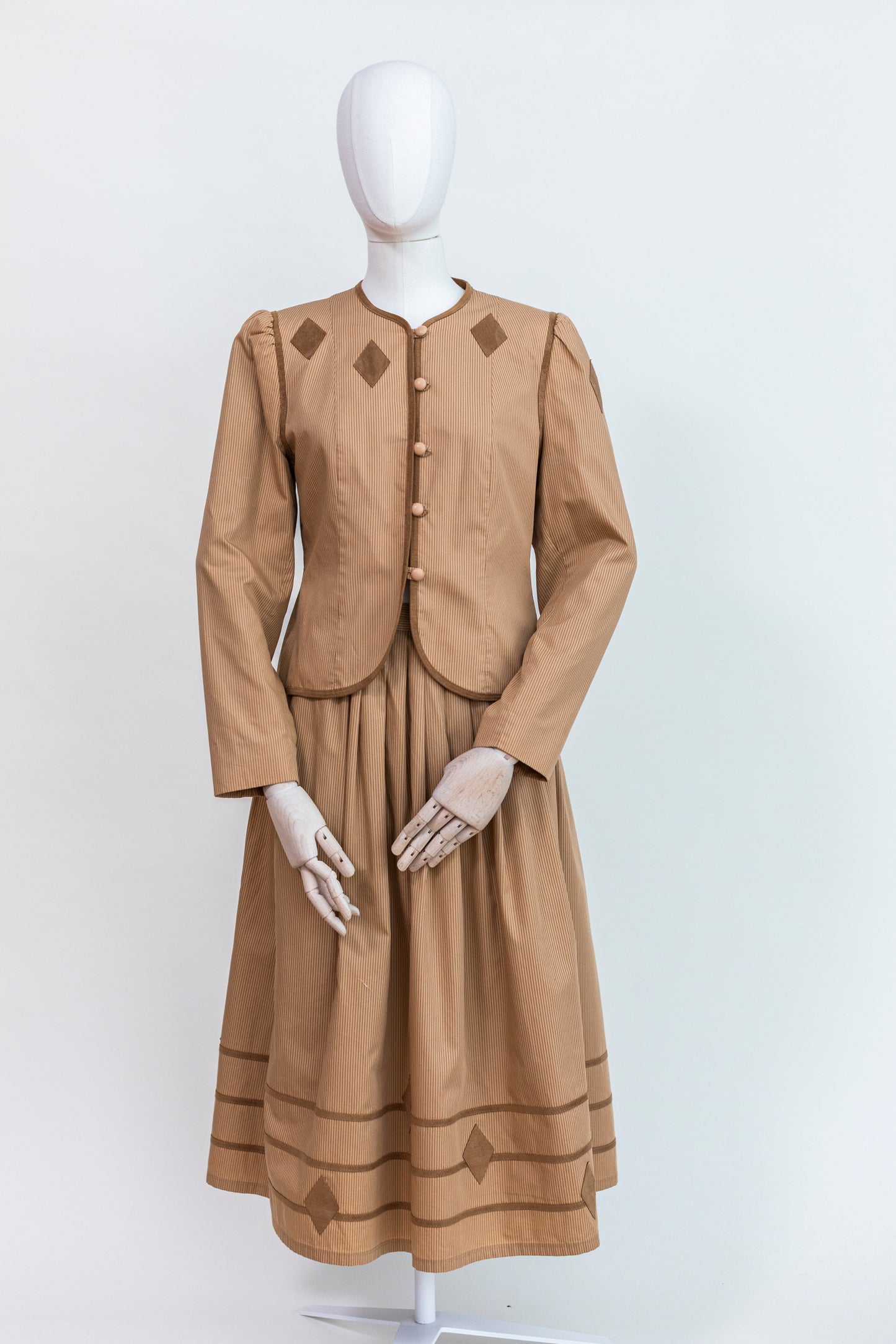 Vintage Austrian Suit Skirt + Blazer Size M