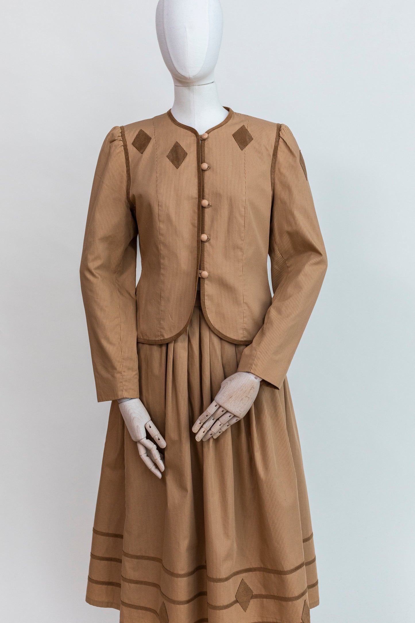 Vintage Austrian Suit Skirt + Blazer Size M
