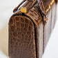 Vintage Brown Alligator Purse