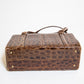 Vintage Brown Alligator Purse