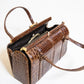 Vintage Brown Alligator Purse