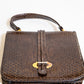 Vintage Brown Snake Leather Purse