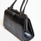 Vintage Black Snake Handbag