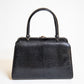 Vintage Black Snake Handbag