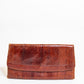 Vintage Brown Lizard Clutch