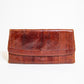 Vintage Brown Lizard Clutch