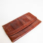 Vintage Brown Lizard Clutch