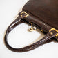 Vintage 1960's Brown Snake Purse