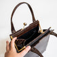 Vintage 1960's Brown Snake Purse