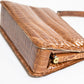 Vintage Caramel Brown Crocodile Bag