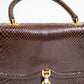 Vintage Brown Snake Purse