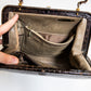 Vintage Brown Croc Leather Handbag
