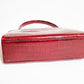 Vintage Red Crocodile Handbag