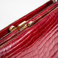 Vintage Red Crocodile Handbag