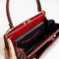 Vintage Red Crocodile Handbag