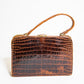 Vintage Brown Crocodile Bag