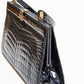 Vintage Black Croc Handbag