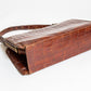 Vintage 1940's Brown Croc Handbag