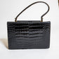Vintage Black Crocodile Bag