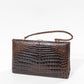 Vintage Brown Crocodile Bag