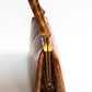 Vintage Caramel Brown Crocodile Handbag