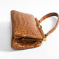 Vintage Caramel Brown Crocodile Handbag