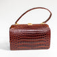 Vintage Red Crocodile Bag