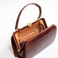 Vintage Red Crocodile Bag