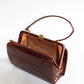 Vintage Red Crocodile Bag