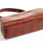 Vintage 40's Brown Croc Bag