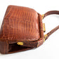 Vintage 40's Brown Croc Bag