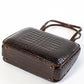 Vintage Brown Crocodile Bag