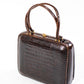 Vintage Brown Crocodile Bag