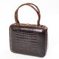 Vintage Brown Crocodile Bag