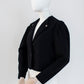 Vintage Austrian Black Wool Blazer  Size S