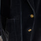 Vintage Black Cord Coat by KENZO Size M/L