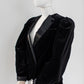 Vintage Austrian Black Velvet Blazer by Sportalm Size M/L