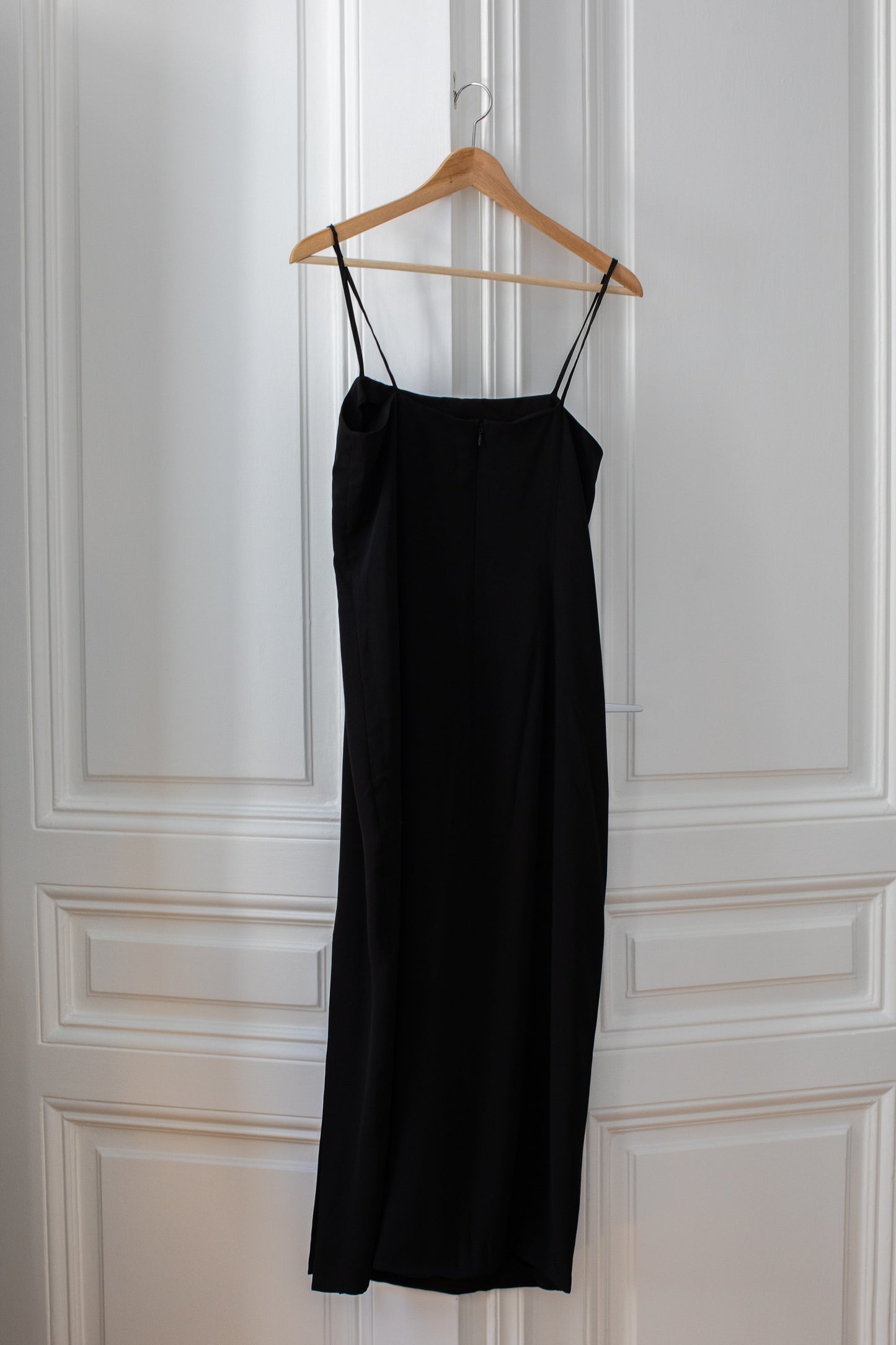 2000's Vintage Black Evening Dress by Max Mara Size S-M