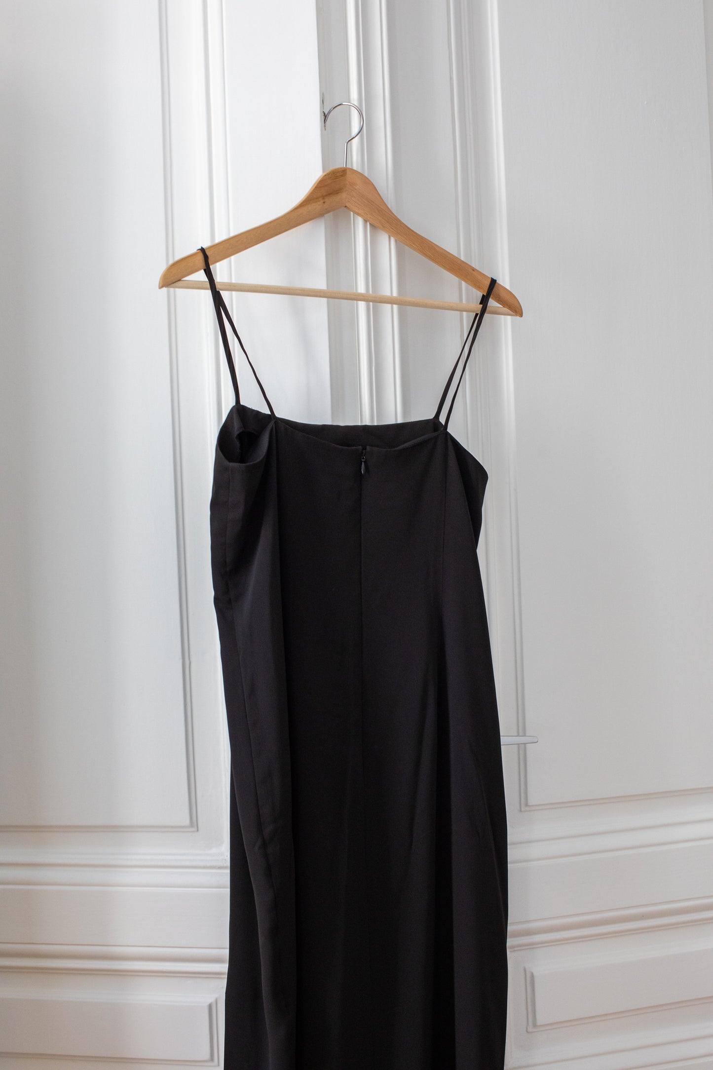 2000's Vintage Black Evening Dress by Max Mara Size S-M