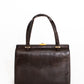 Vintage Brown Snake Leather Handbag