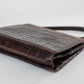 Rare 1940 Vintage Brown Crocodile Leather Bag by LANCEL