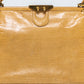 1970 Vintage Beige Snake Leather Handbag